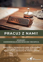 Ogłoszenie o pracę – Kierownik Recepcji